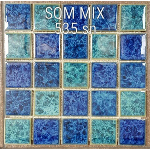Seahorse Mas Ceramic Mosaic for Swimming Pools
