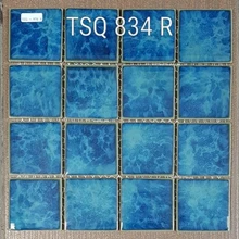 seahorse mosaic swimming pool ceramics