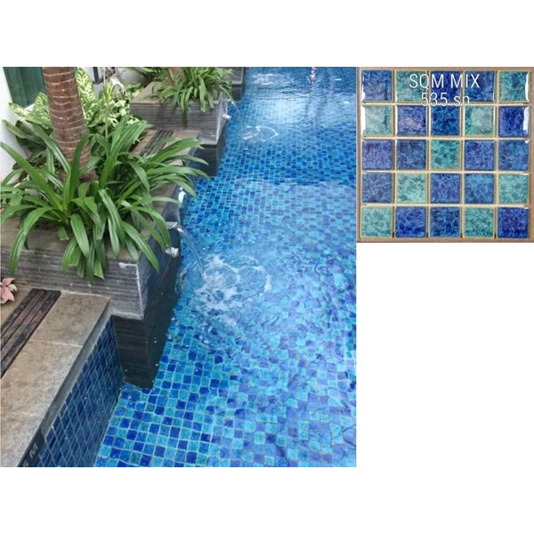 Best Swimming Pool Ceramic Mosaic in Surabaya
