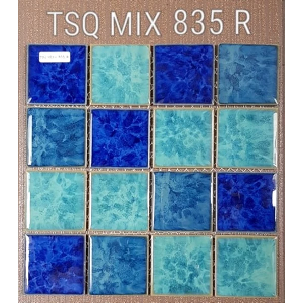 ceramic mosaic swimming pool   TSQ MIX 835 R