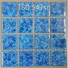 Seahorse mosaic swimming pool tiles 1