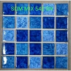 Keramik mosaik Kolam Renang SQM MIX 542 SN 1
