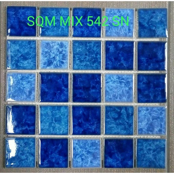 Keramik mosaik Kolam Renang SQM MIX 542 SN